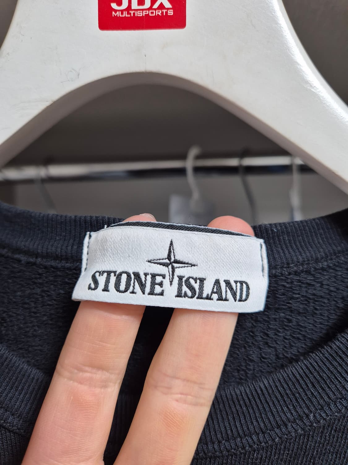 한글택 21SS스톤아일랜드 맨투맨 95-M 블랙 상품이미지3