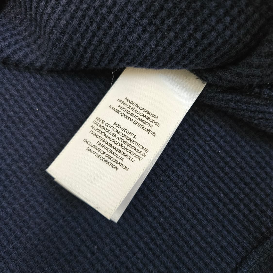 폴로 랄프로렌 와플 슬리브 면티 남자100 상품이미지5