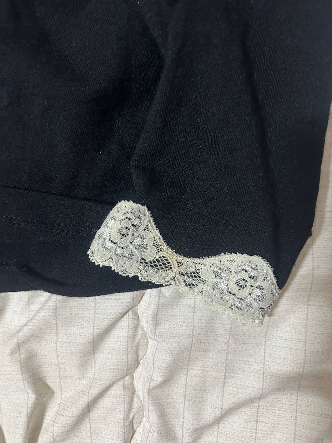 일빈 레이스 티셔츠 상품이미지5