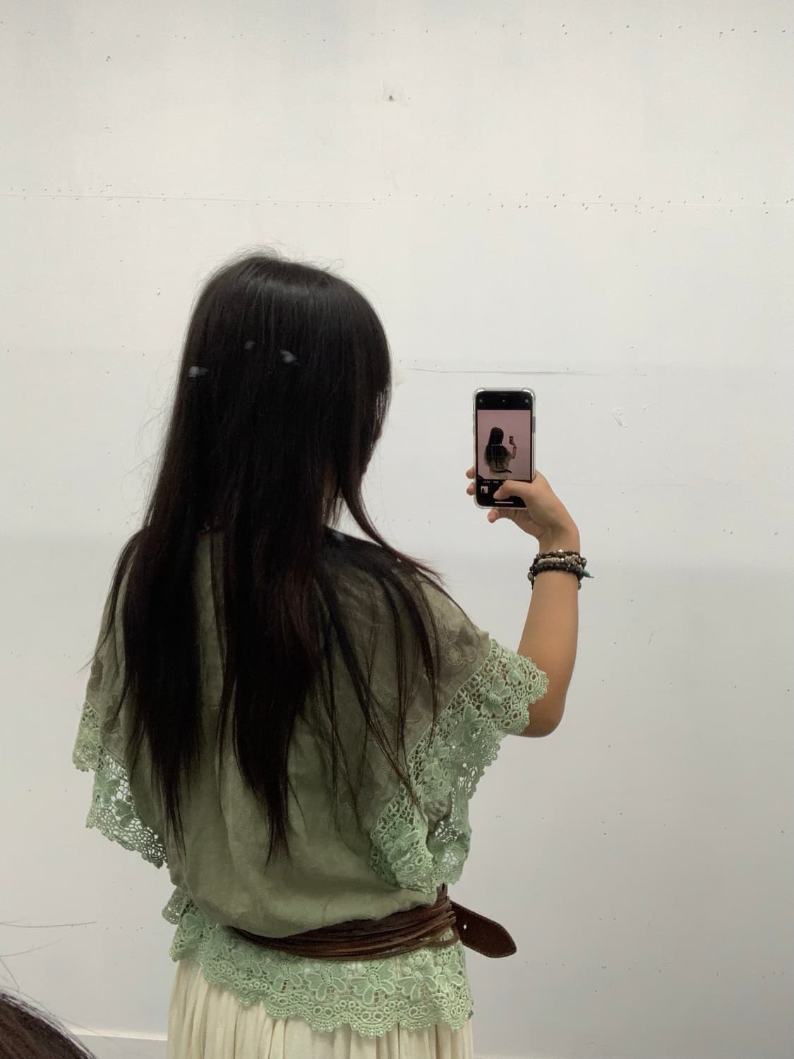 모리 레이스 블라우스 상품이미지3