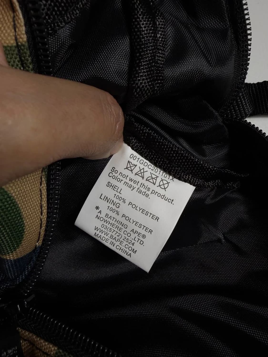 베이프 A BATHING APE 카모 미니 크로스 백 PR2270 상품이미지10