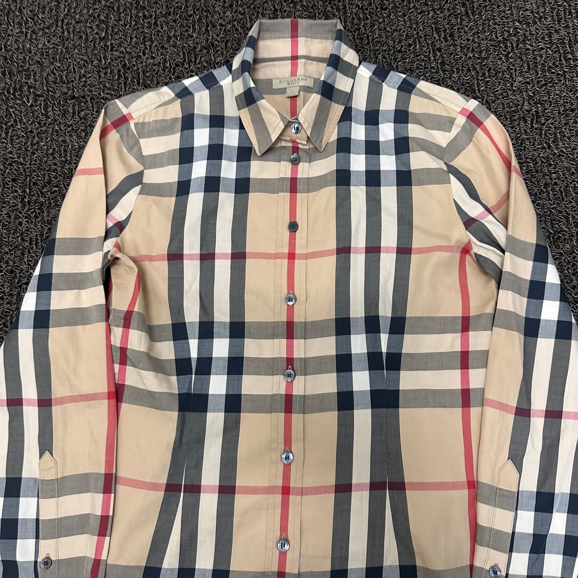 버버리 브릿 여성 체크 셔츠 XS 상품이미지2