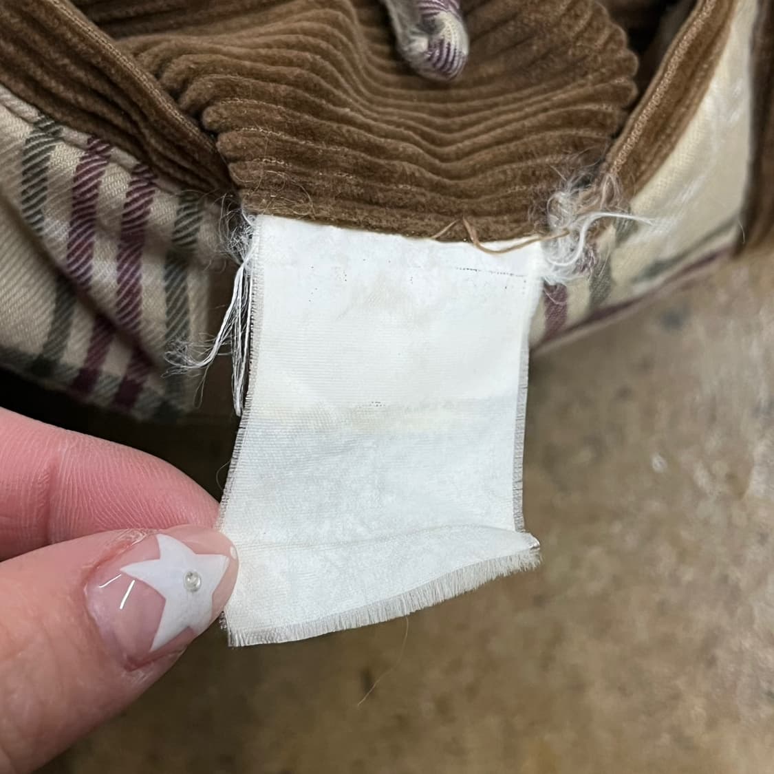 [정품] 빈폴 코듀로이 자켓 브라운 b14 상품이미지5