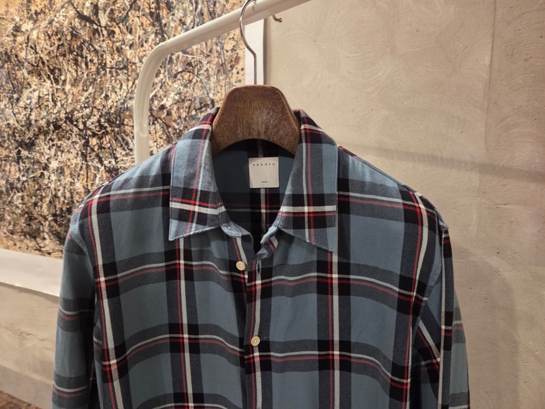 산드로 플란넬셔츠 상품이미지9