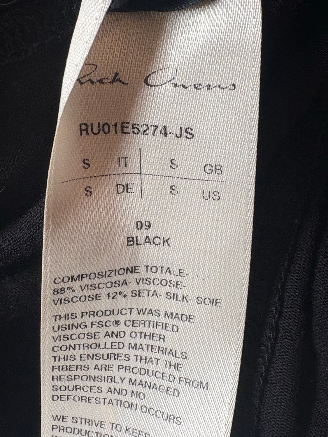 릭오웬스 25ss hollywood 반팔 티셔츠 상품이미지4