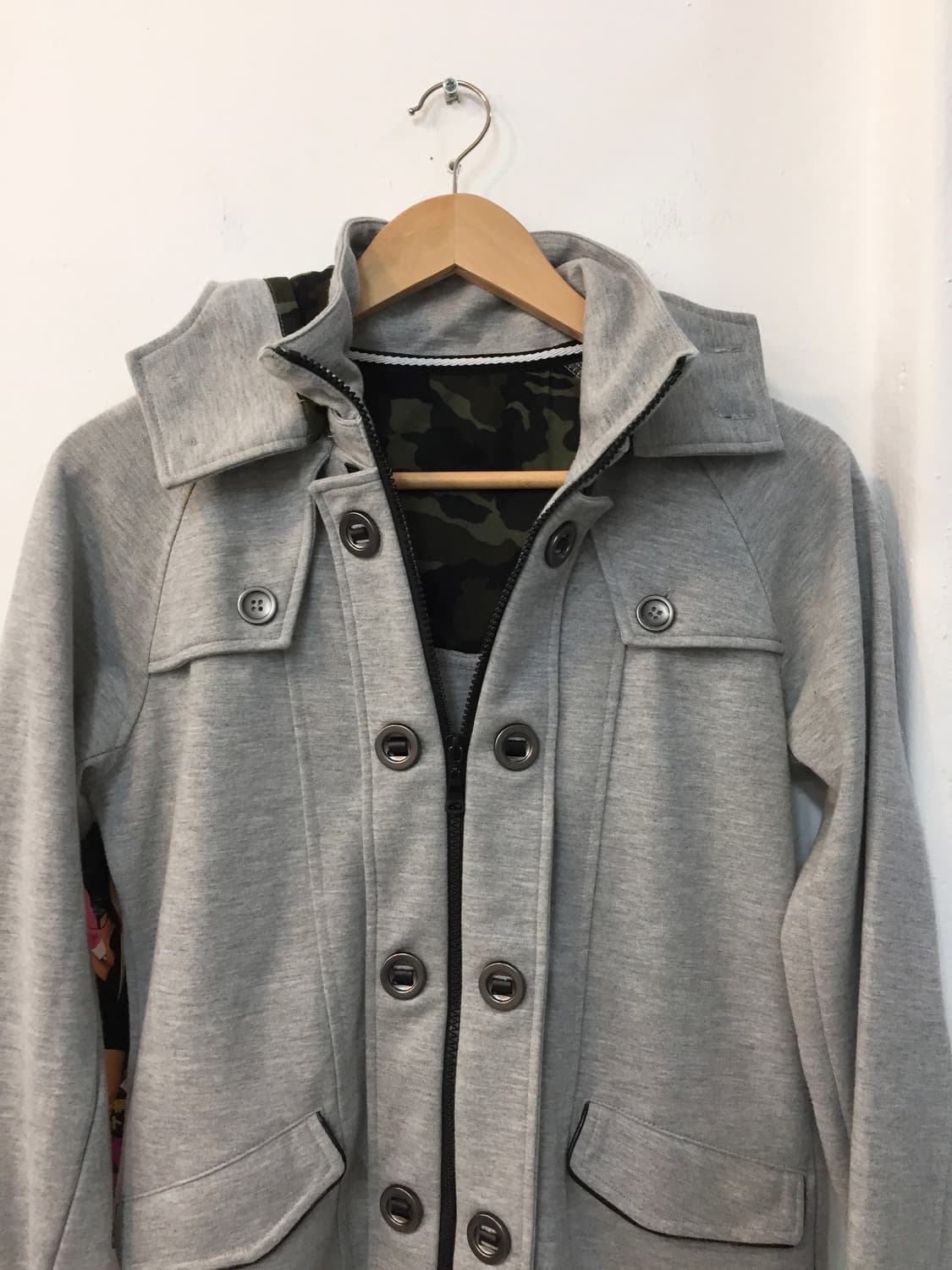 빈티지 코트 후드집업 상품이미지3