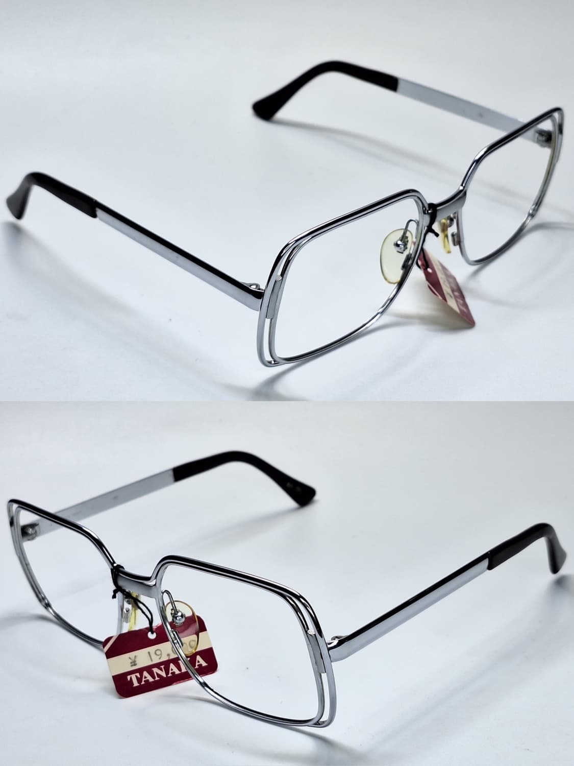 80s 프랑스제 빈티지 데드스톡/SPM 선플래티늄 HOYA 안경테 상품이미지6