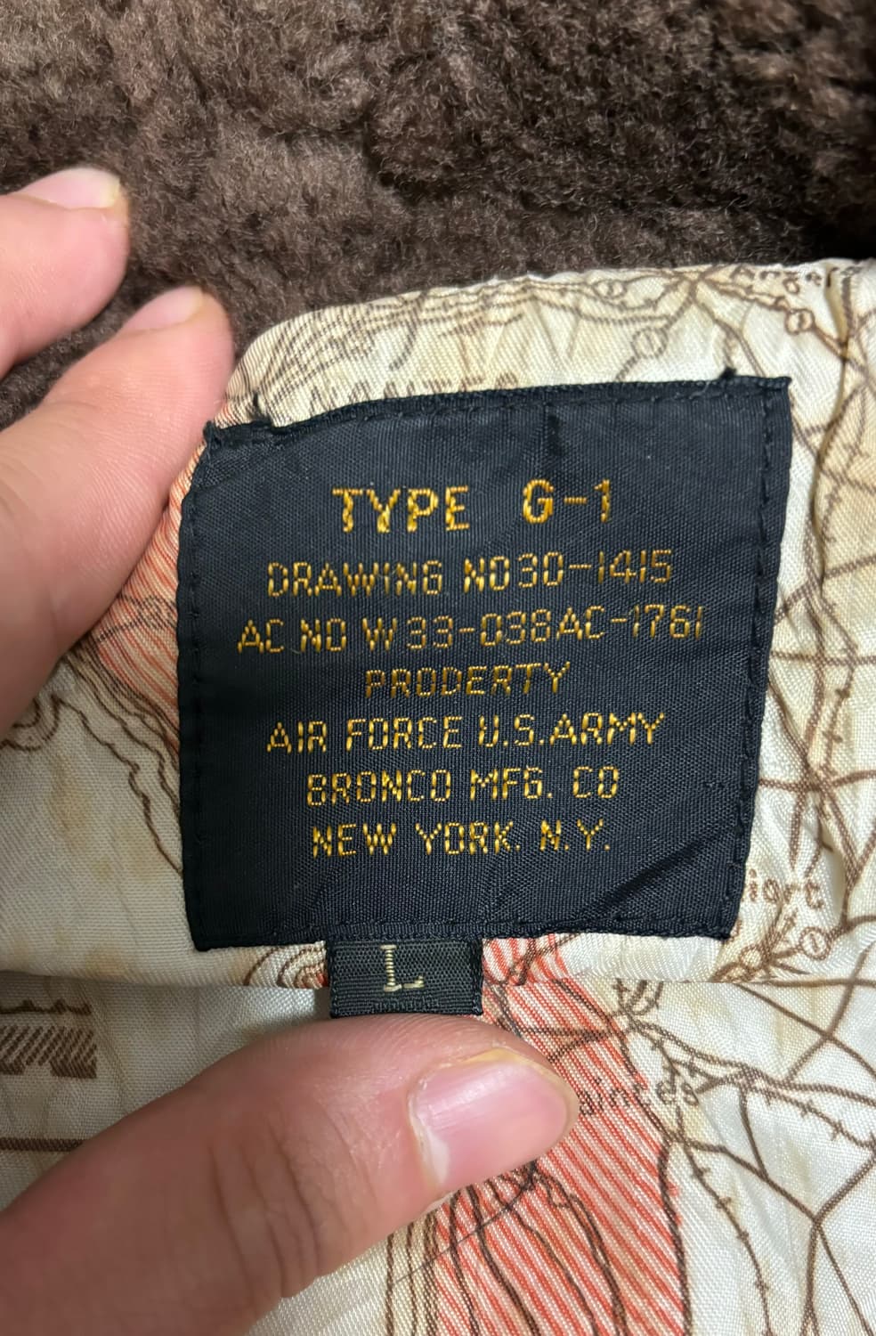 80s Avirex G-1 Flight Jacket 상품이미지6
