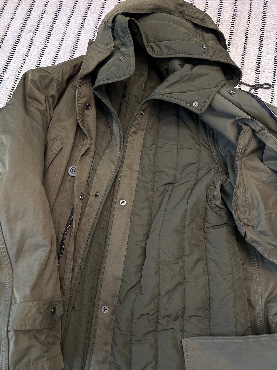 유니폼 브릿지 장진호 파카 카키 상품이미지6