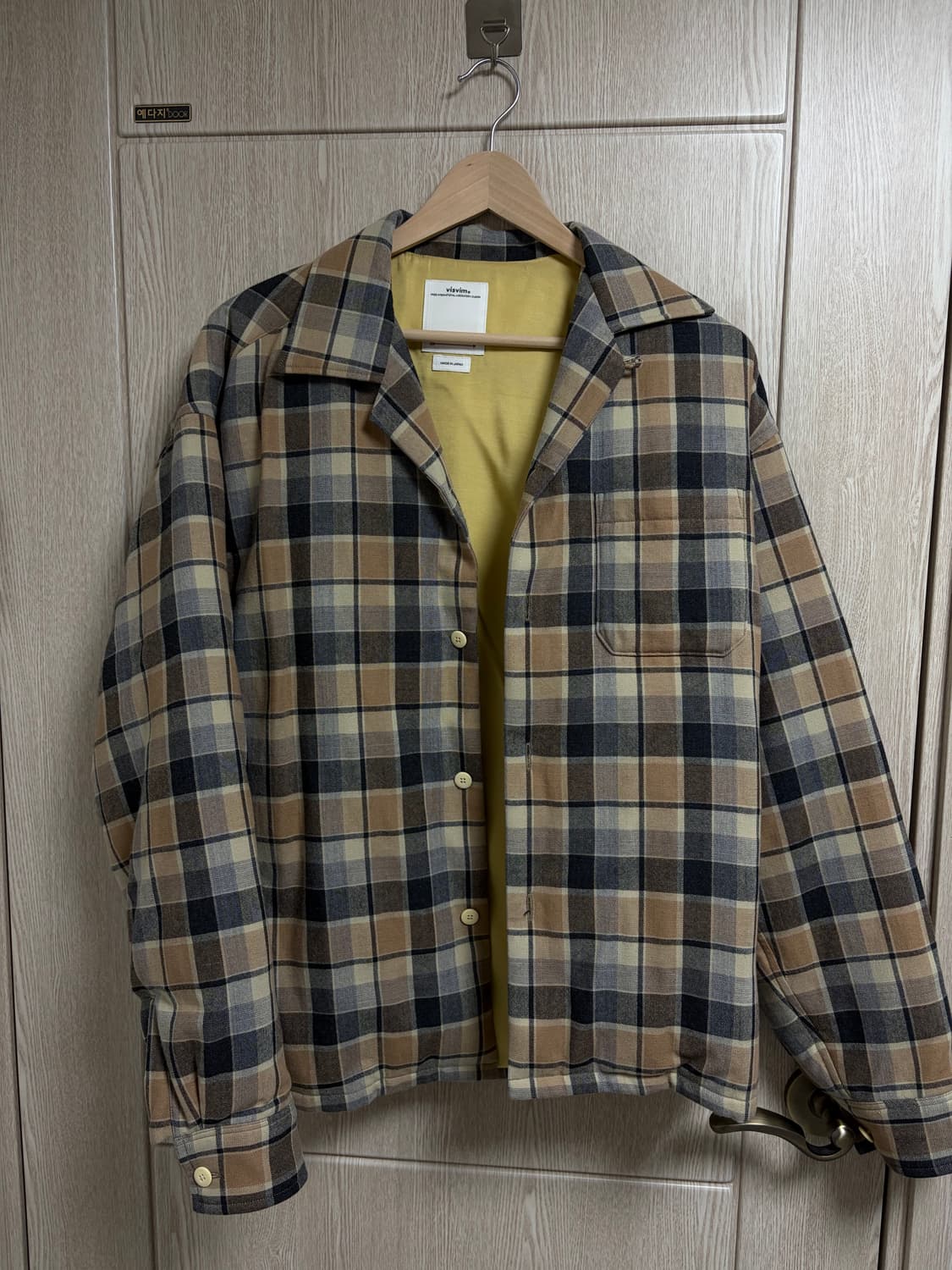 비즈빔 25ss 키시 체크 다운 2 상품이미지5