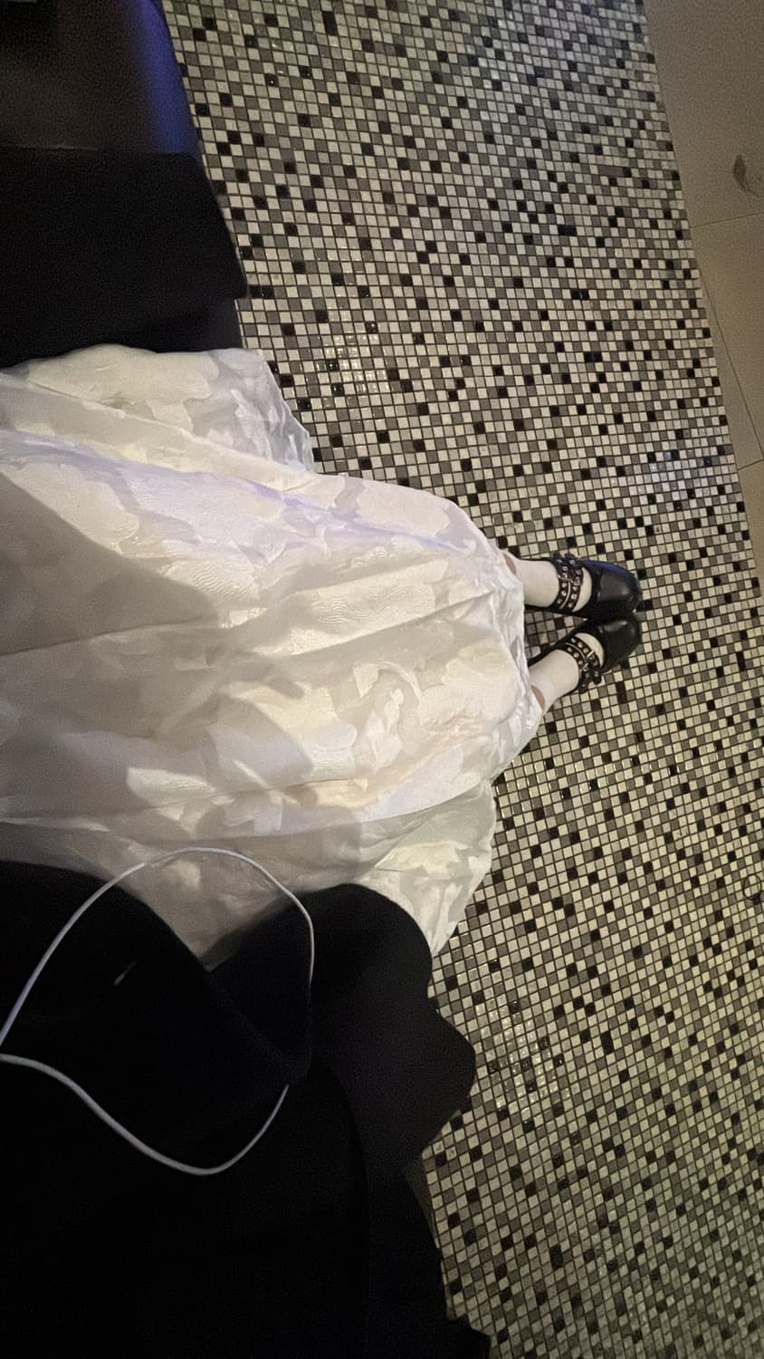 로라로라 쉬어 플리츠 스커트 상품이미지4