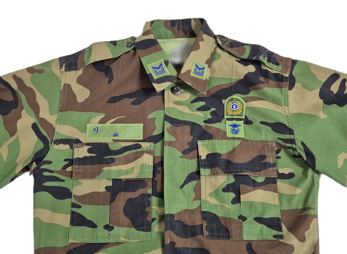 공군 구형 항공무기정비 하사 후기형 동계 전투복 상의 자켓 (M) 상품이미지5