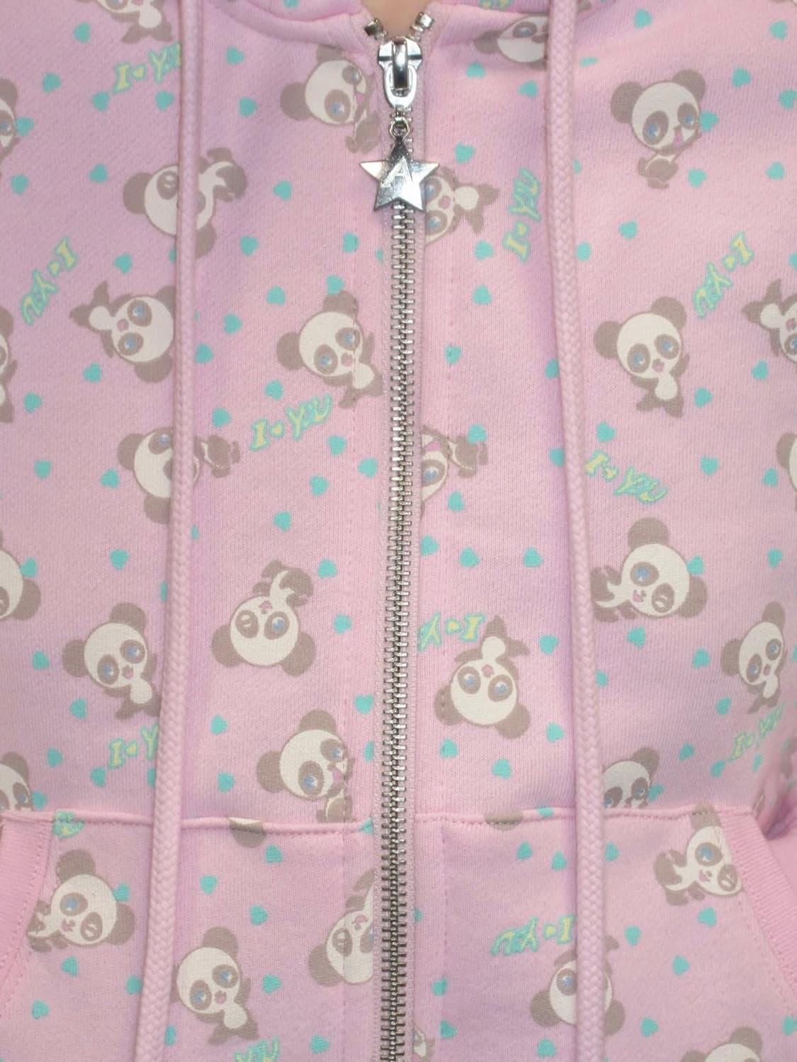 핑크 후드 집업 상품이미지2