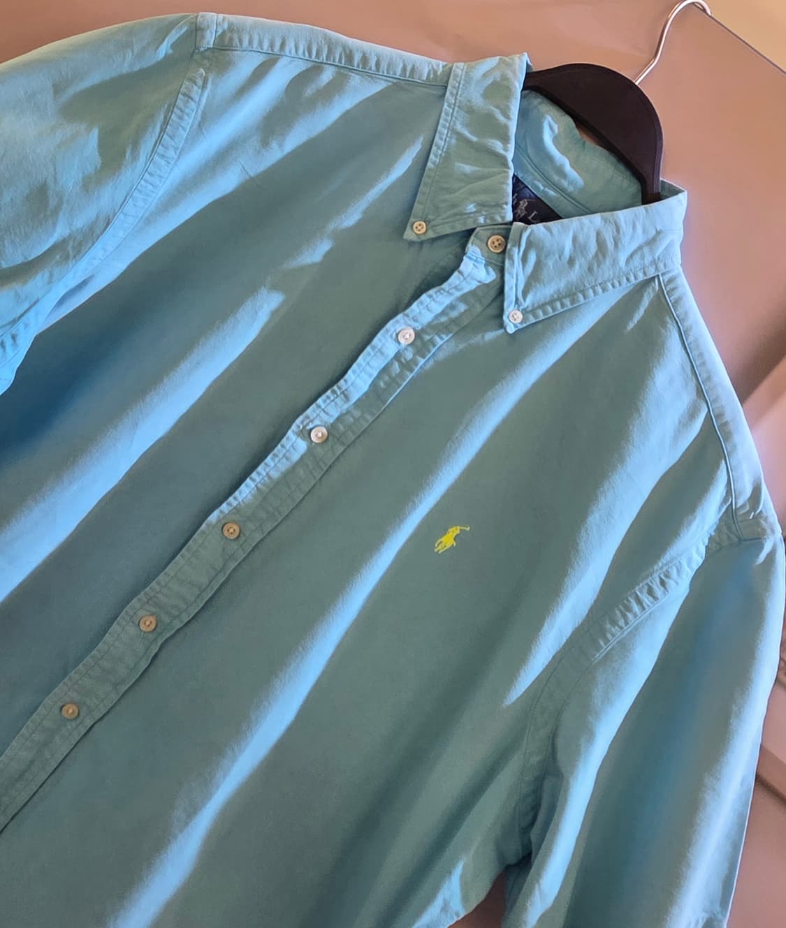 POLO 폴로 스카이블루 반팔셔츠 상품이미지1