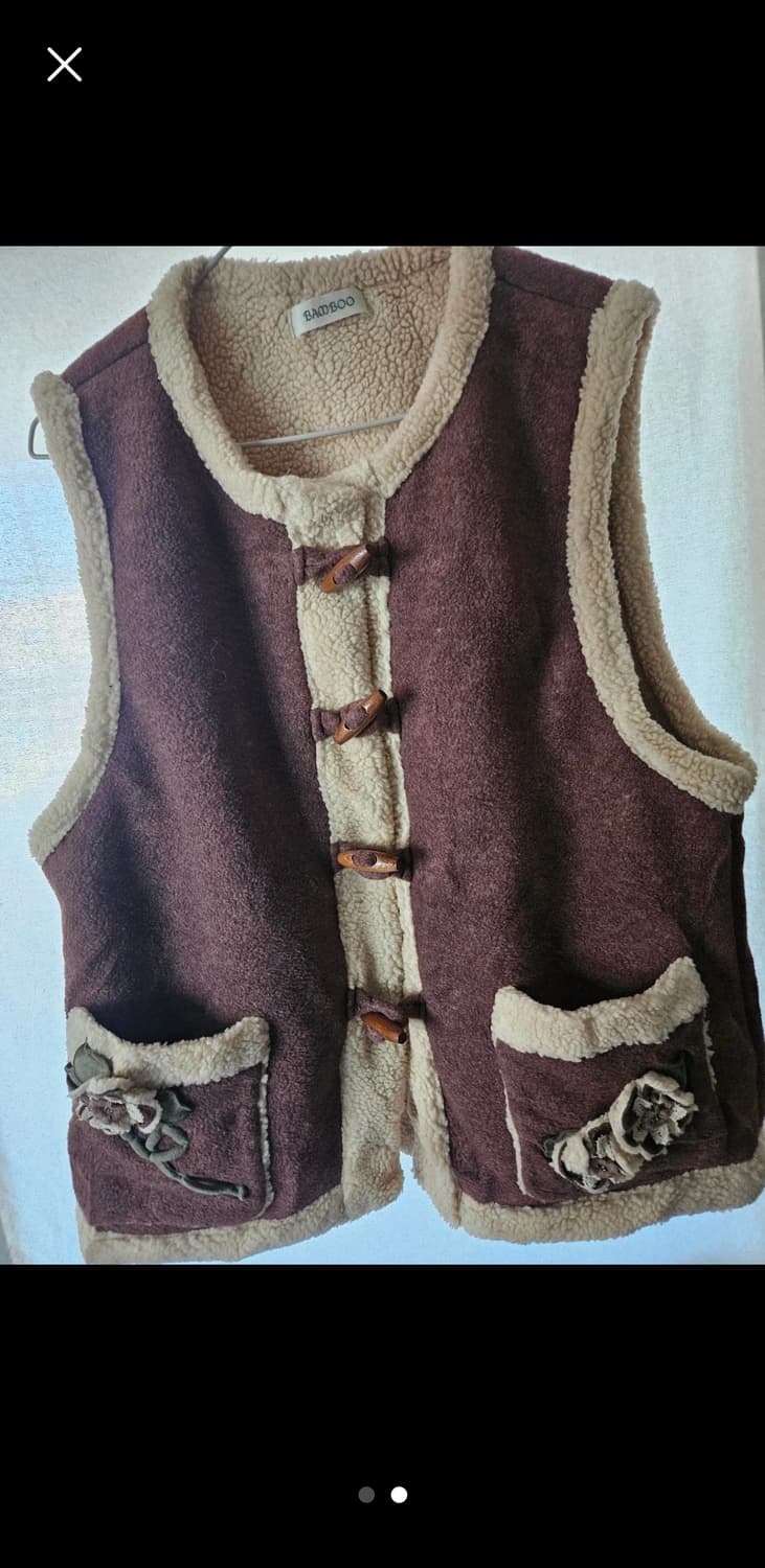 빈티지 양털 조끼 상품이미지1