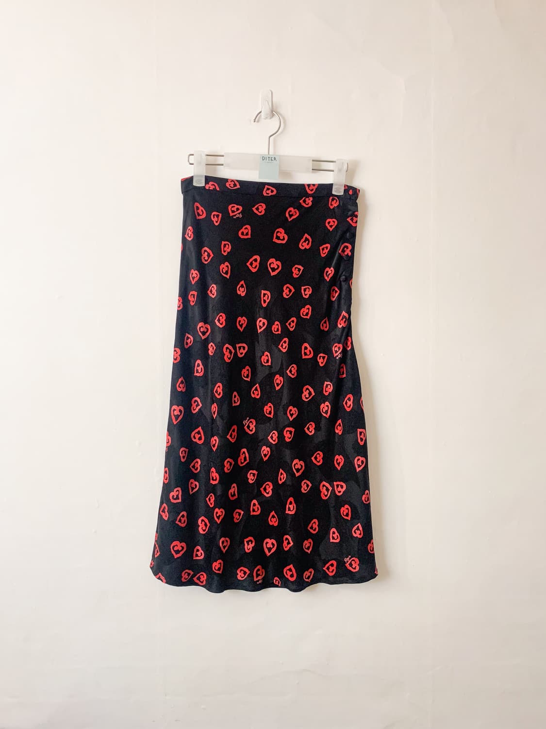 [FR36] 루즈 후즈 Rouje 하트 패턴 롱 스커트 상품이미지2