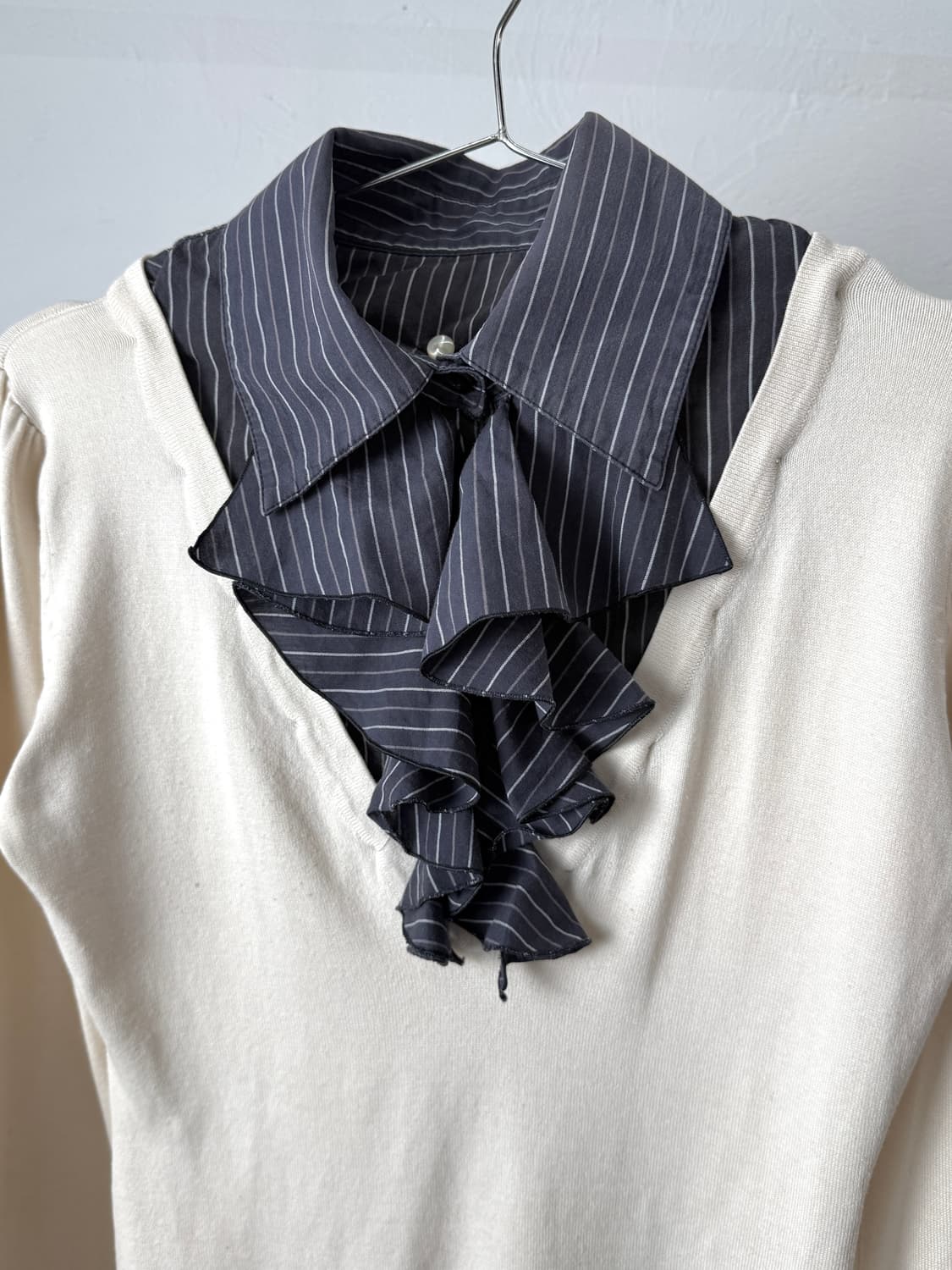 Beloved 레이어드 러플 니트 상품이미지3