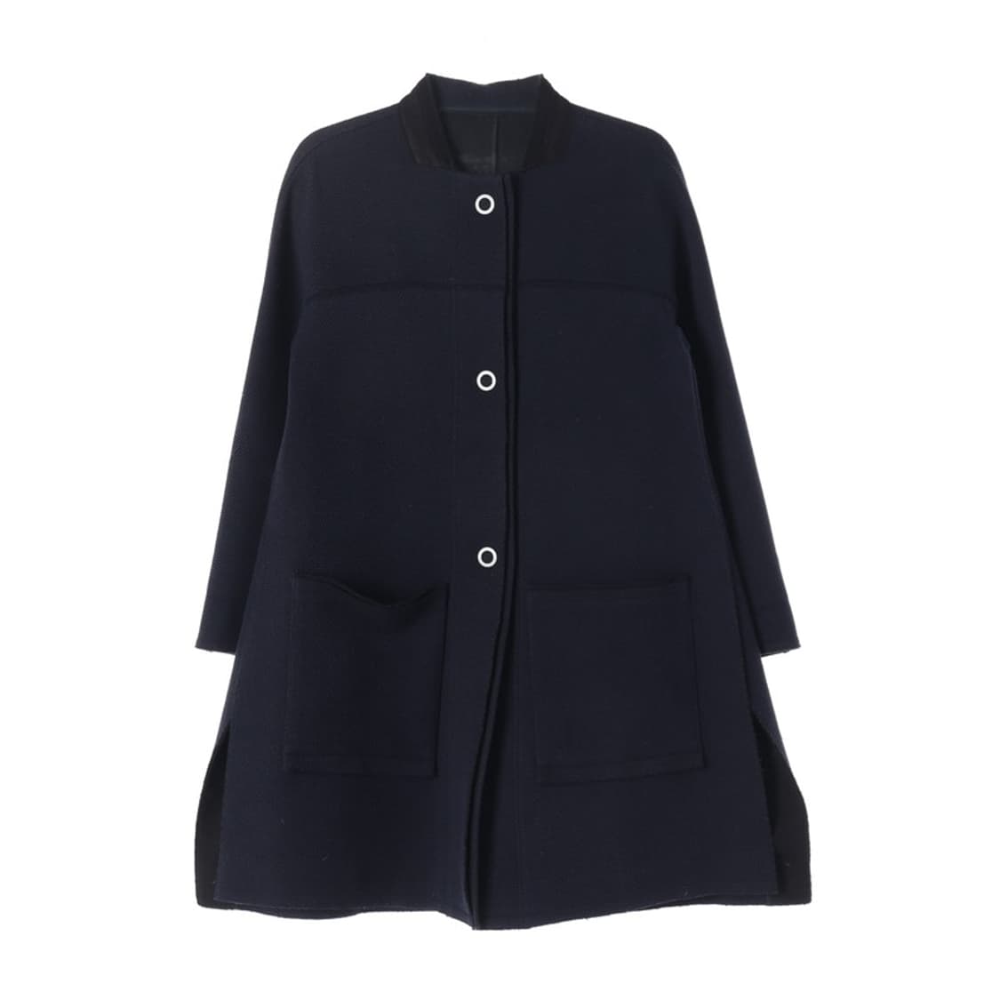 SYSTEM 코튼 울 혼방 하프 코트 상품이미지1