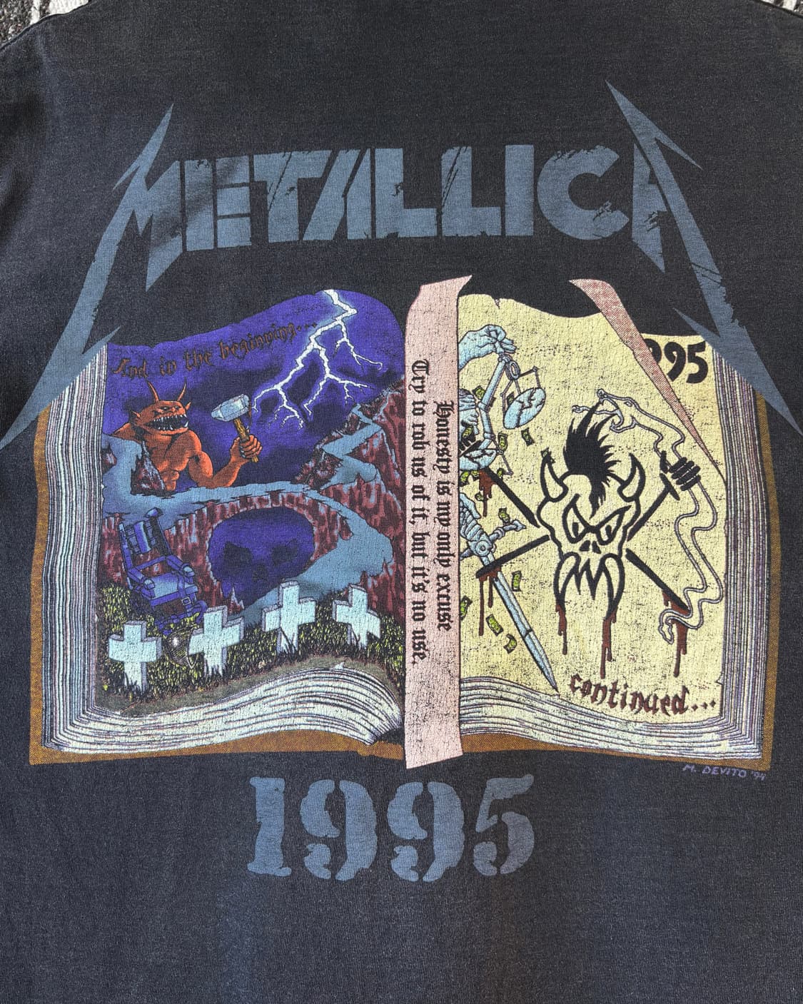 90s Metallica Loyal member 반팔 티셔츠 상품이미지3