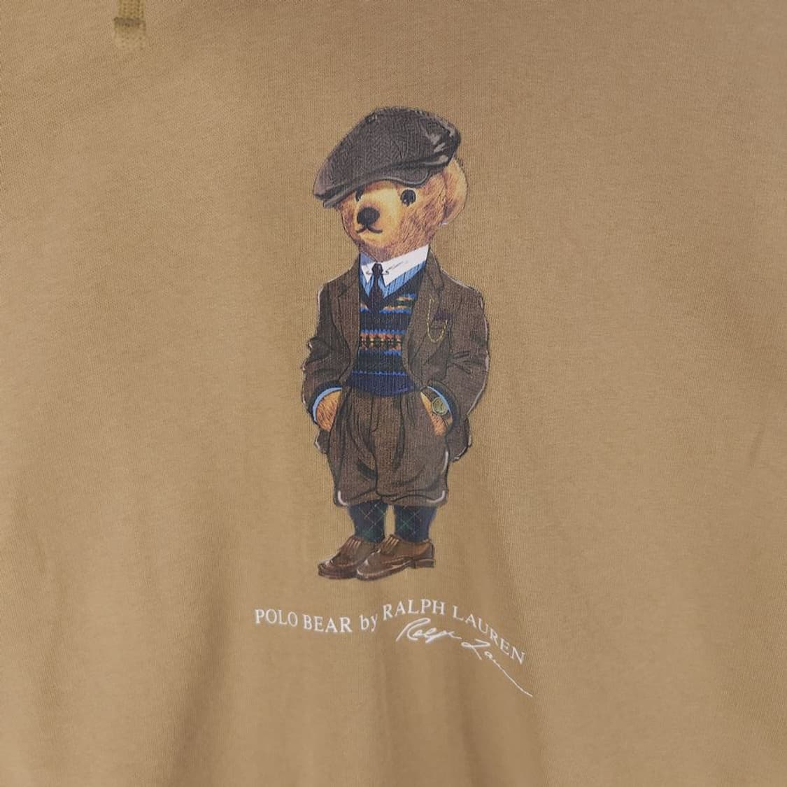 [남L]폴로랄프로렌 베이지 기모 베어 후드티[Y5C-097] 상품이미지3