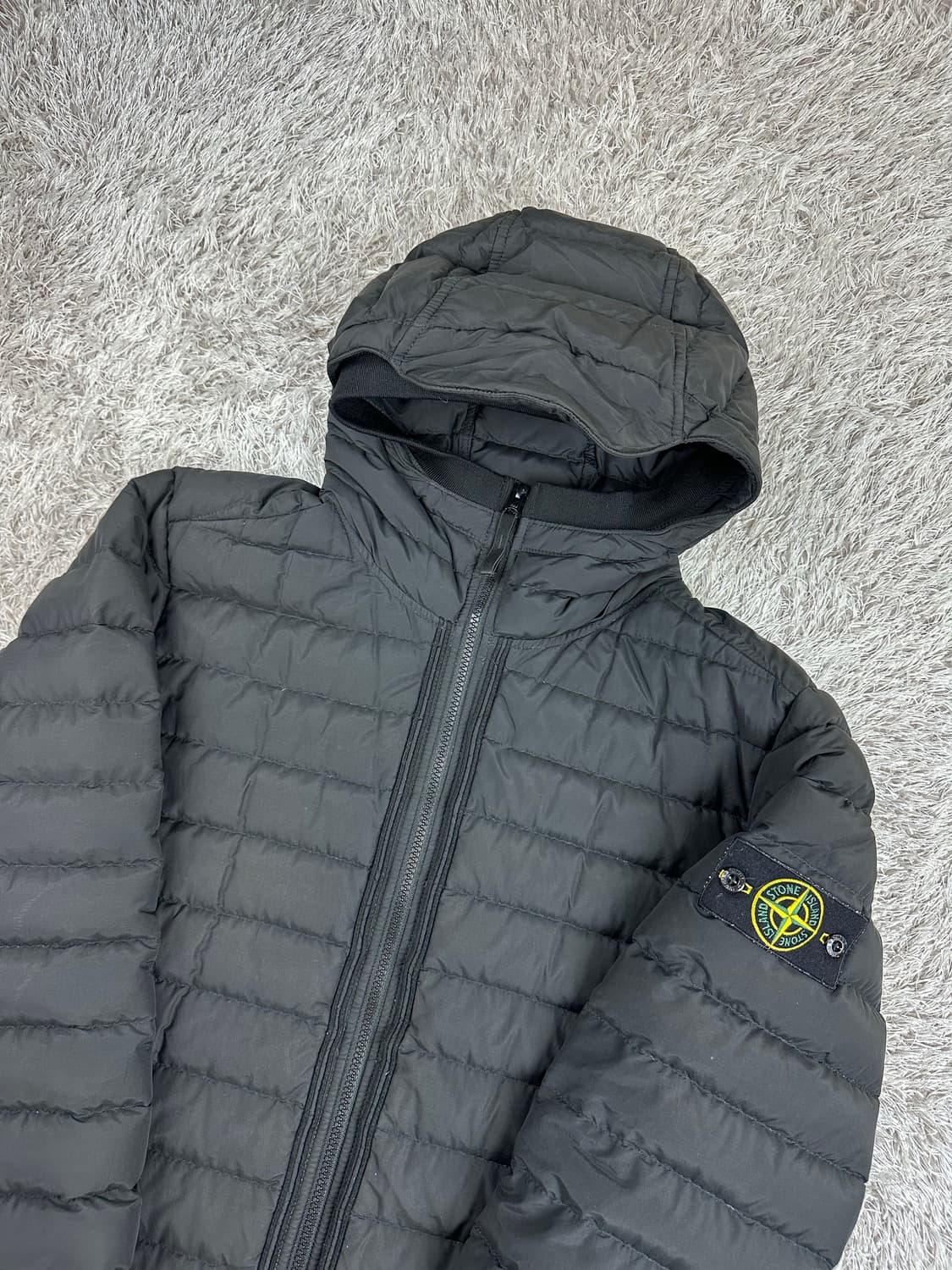 [L] 백화점판 정품 스톤아일랜드 21FW 와펜 텔라 블렌드 경량패딩 상품이미지1