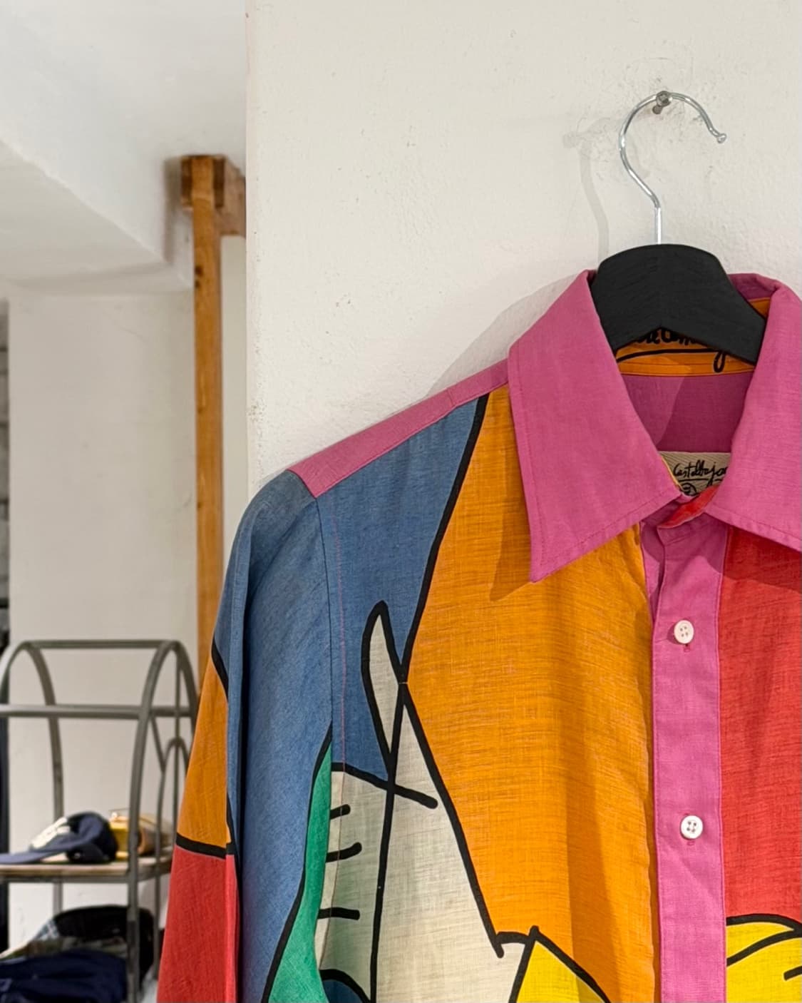 쟝 샤를르 드 카스텔바작 린넨 팝아트 패턴 셔츠 상품이미지2