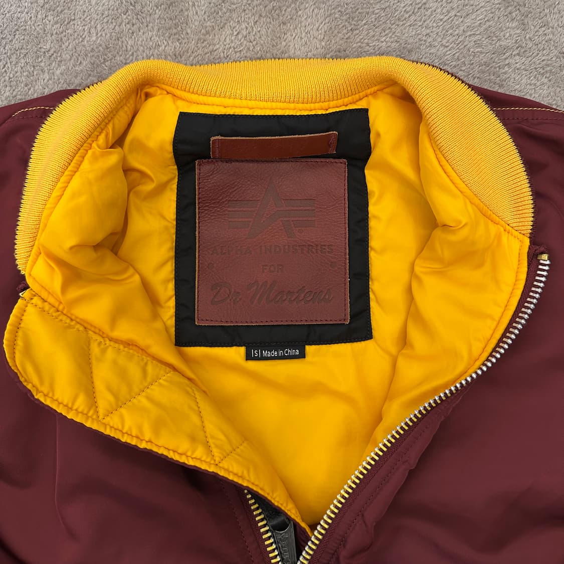 알파인더스트리 x 닥터마틴 MA-1 플라이트 자켓 상품이미지2