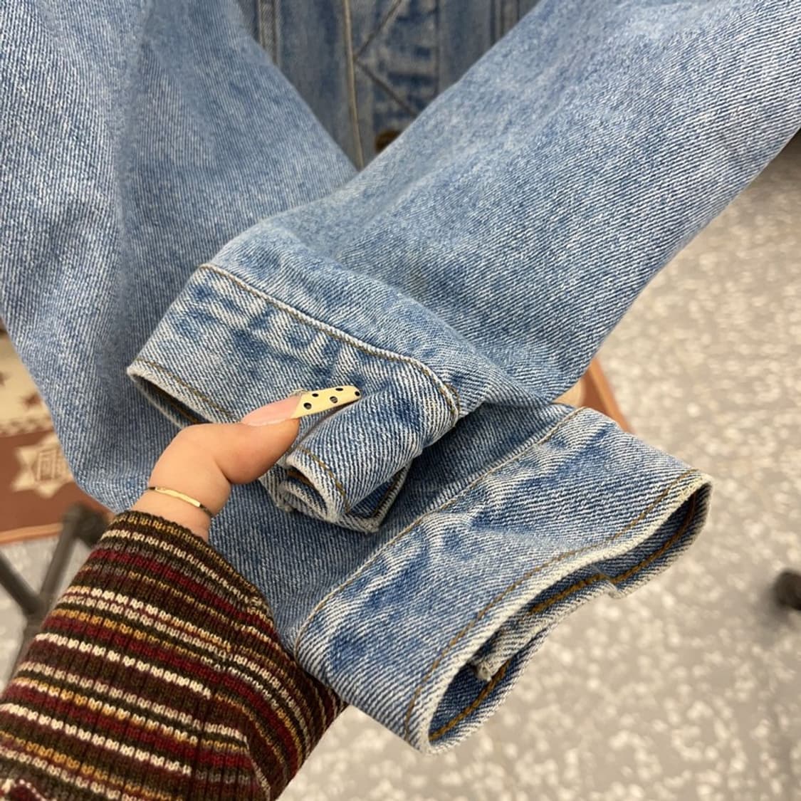 캐나다 스포츠웨어 빈티지 레트로 트러커 데님자켓 M C09572 상품이미지7