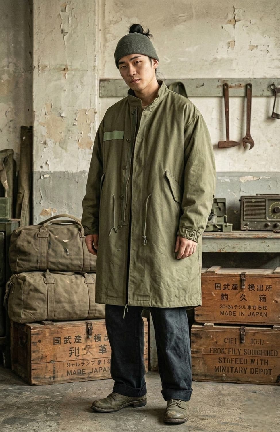 105/110.FougeStore 몬스터 롱파카 상품이미지1