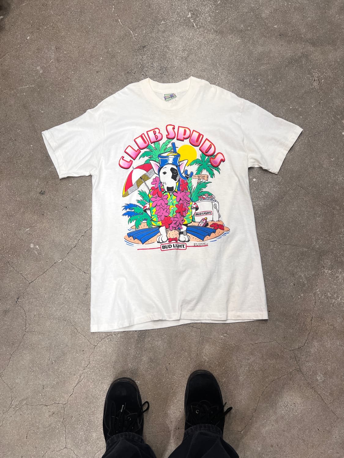 1987년 버드 라이트 스퍼드 맥켄지 클럽 스퍼즈 티셔츠 상품이미지1