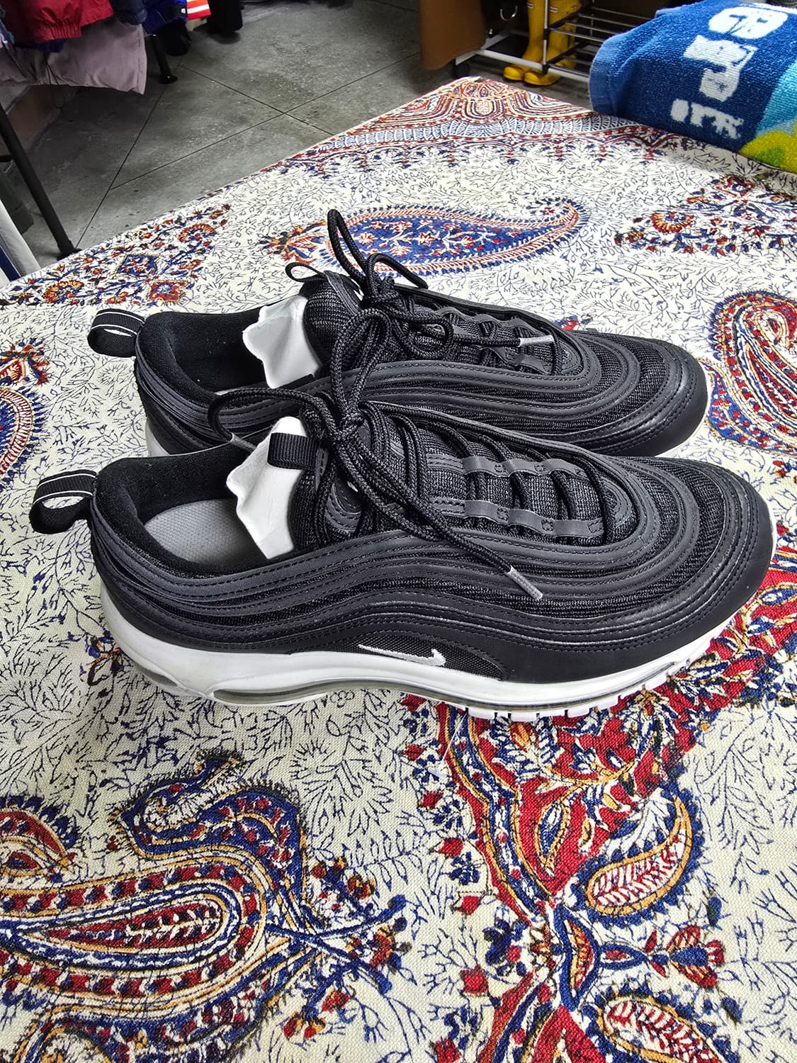 나이키 에어맥스 97 블랙 (1623) 상품이미지4