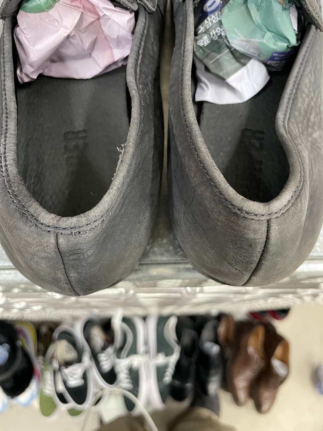 캠퍼 레더 로퍼 그레이 42 (gr-4476) 상품이미지9