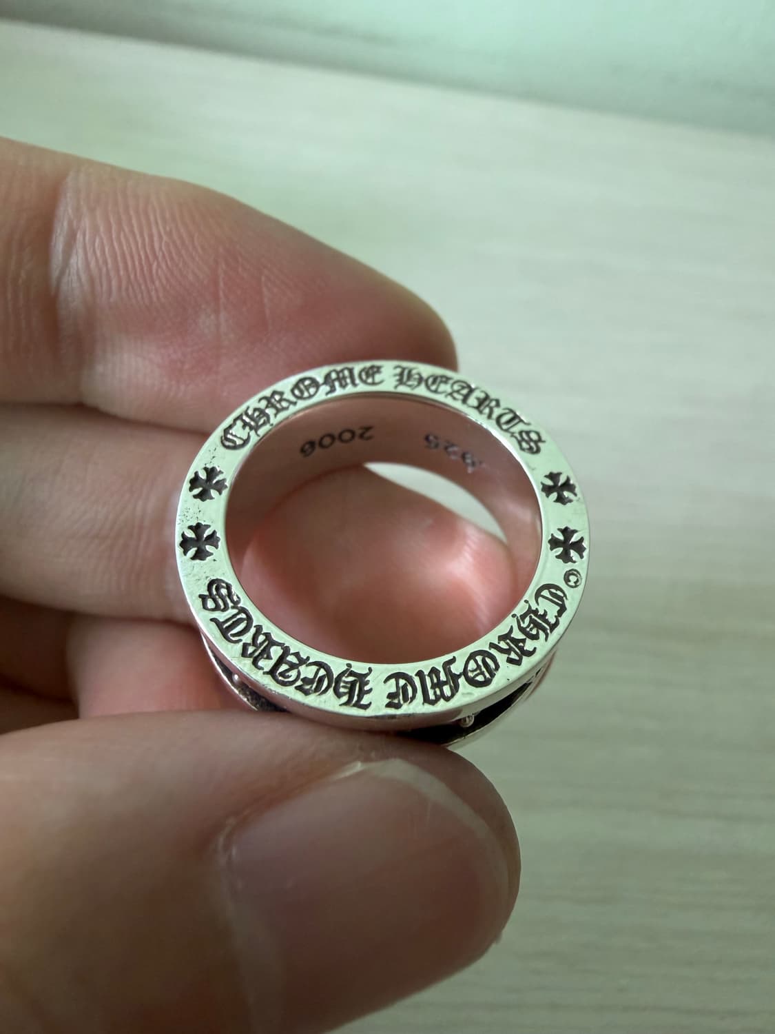 [us6.5] 크롬하츠 미니플러스링 상품이미지3