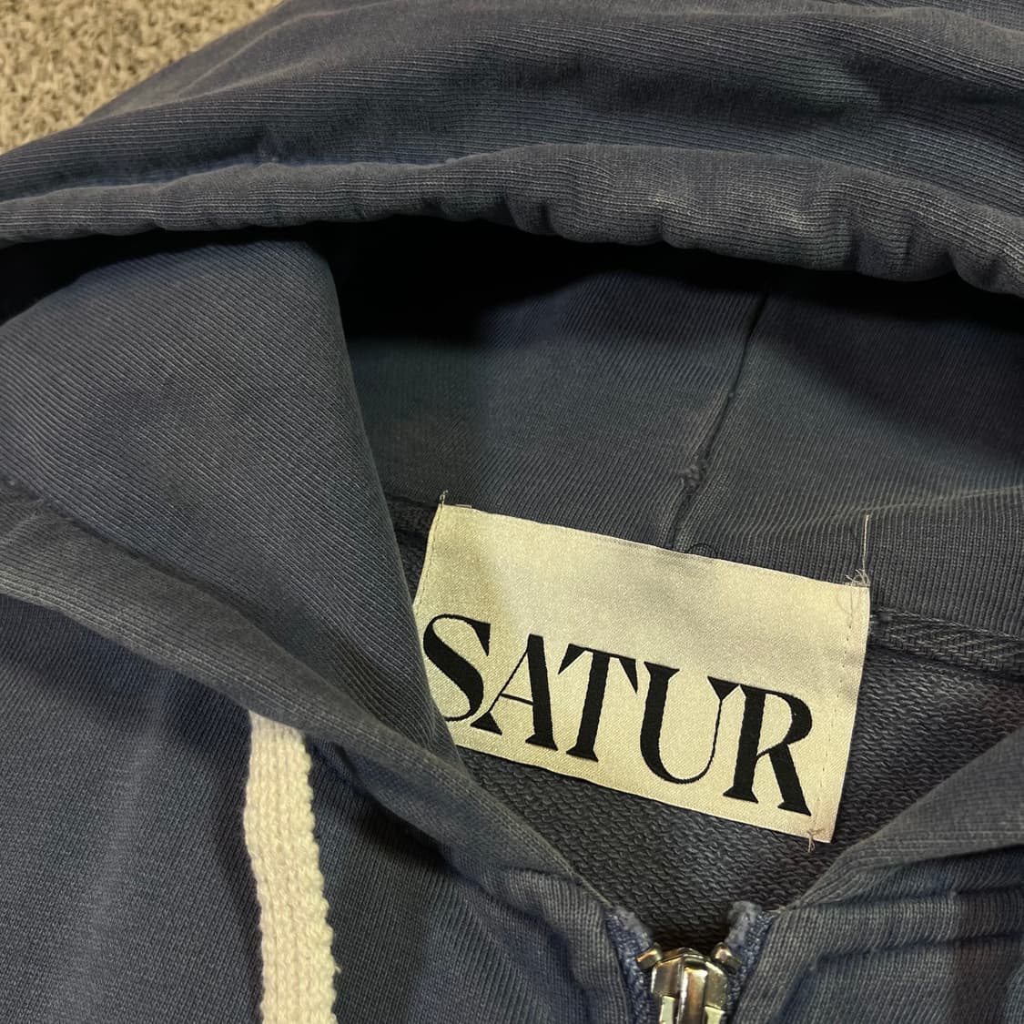 SATUR 새터 피그먼트 투웨이 집업 자켓 상품이미지5