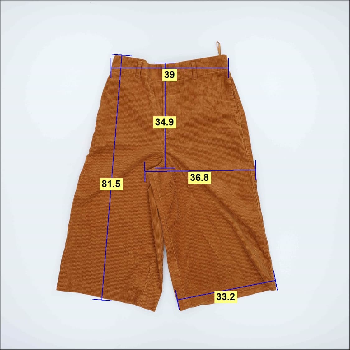 73 유니클로 여성 와이드코듀로이 팬츠 0225H1 상품이미지6