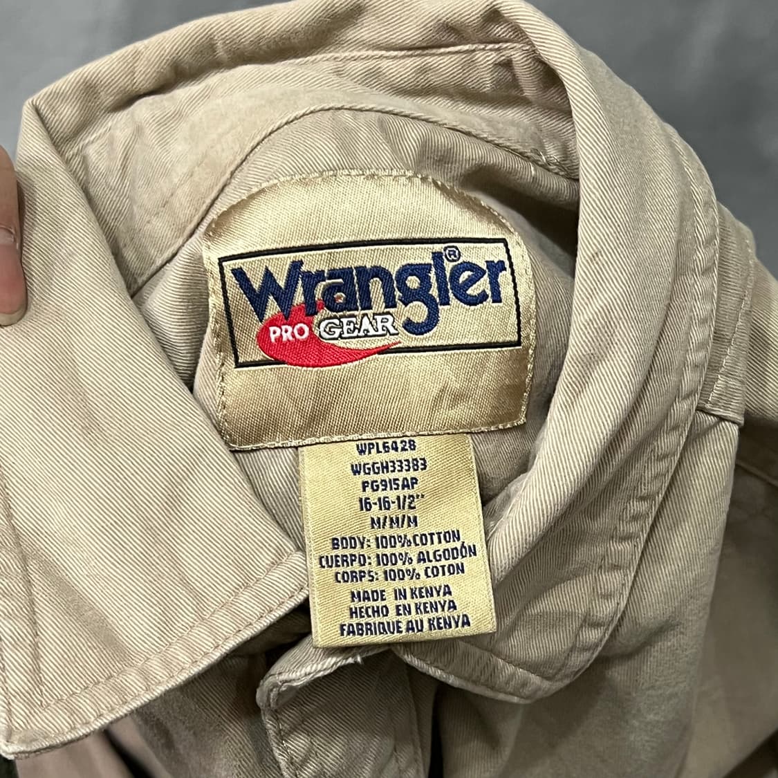  랭글러 워크 리얼트리 셔츠 y15293 상품이미지6