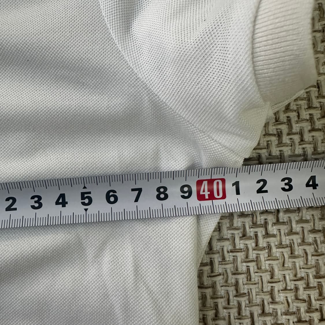 90 까스텔바작 자수 화이트 카라 반팔티 0416D 상품이미지5