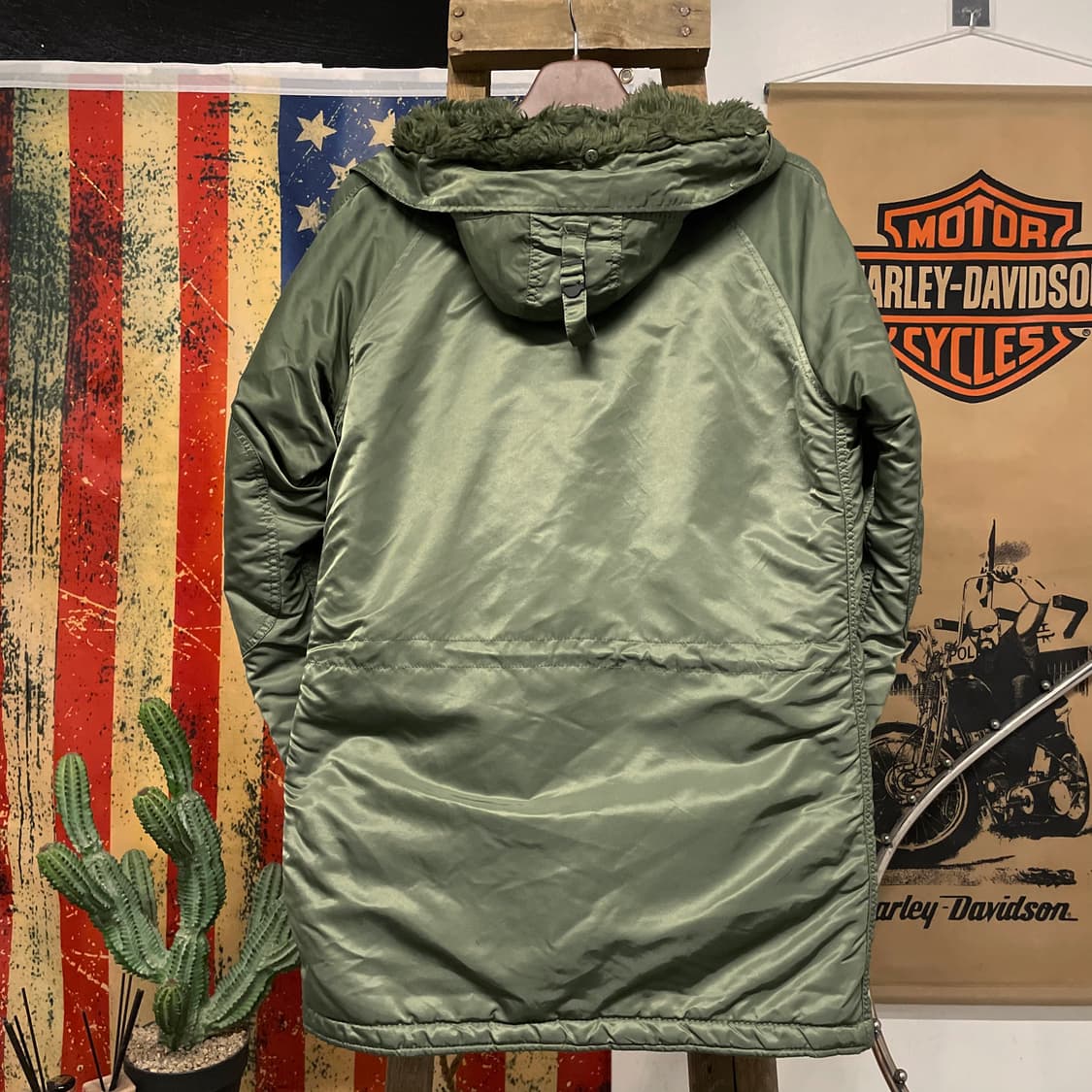 알파 인더스트리 N3B 퍼 후드 야상 자켓 밀리터리 파카 상품이미지2