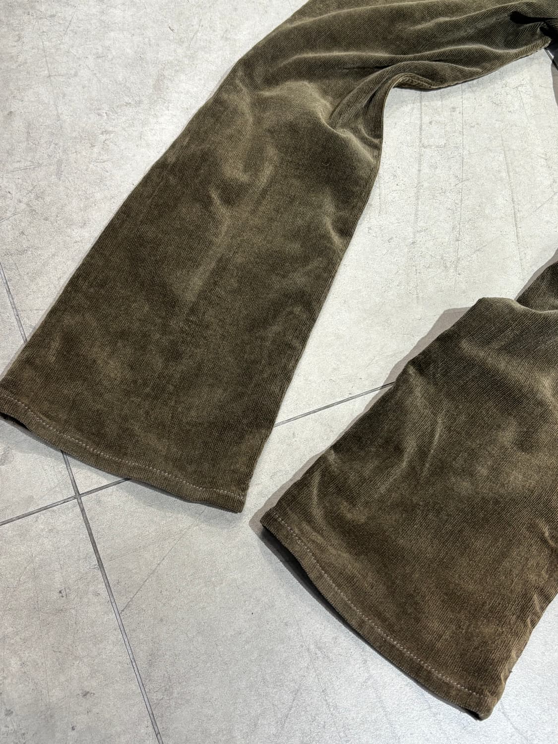 브라운 코듀로이 세미 부츠컷 팬츠 상품이미지7