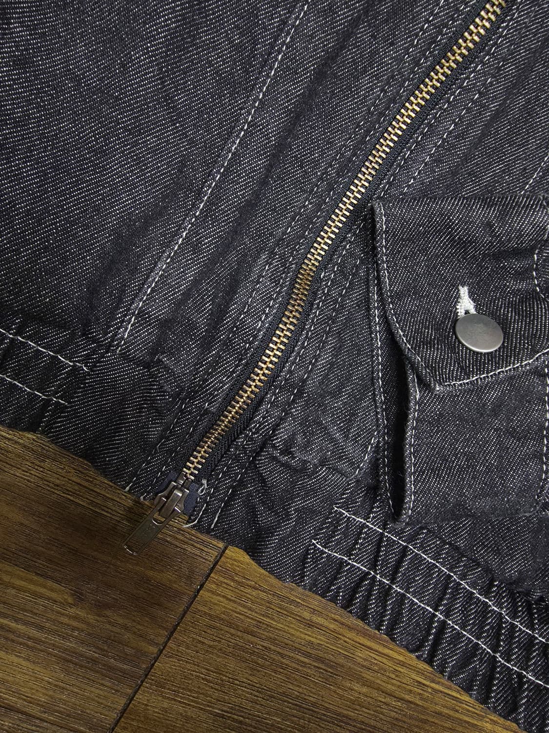 에잇세컨즈 흑청 데님 자켓 상품이미지4