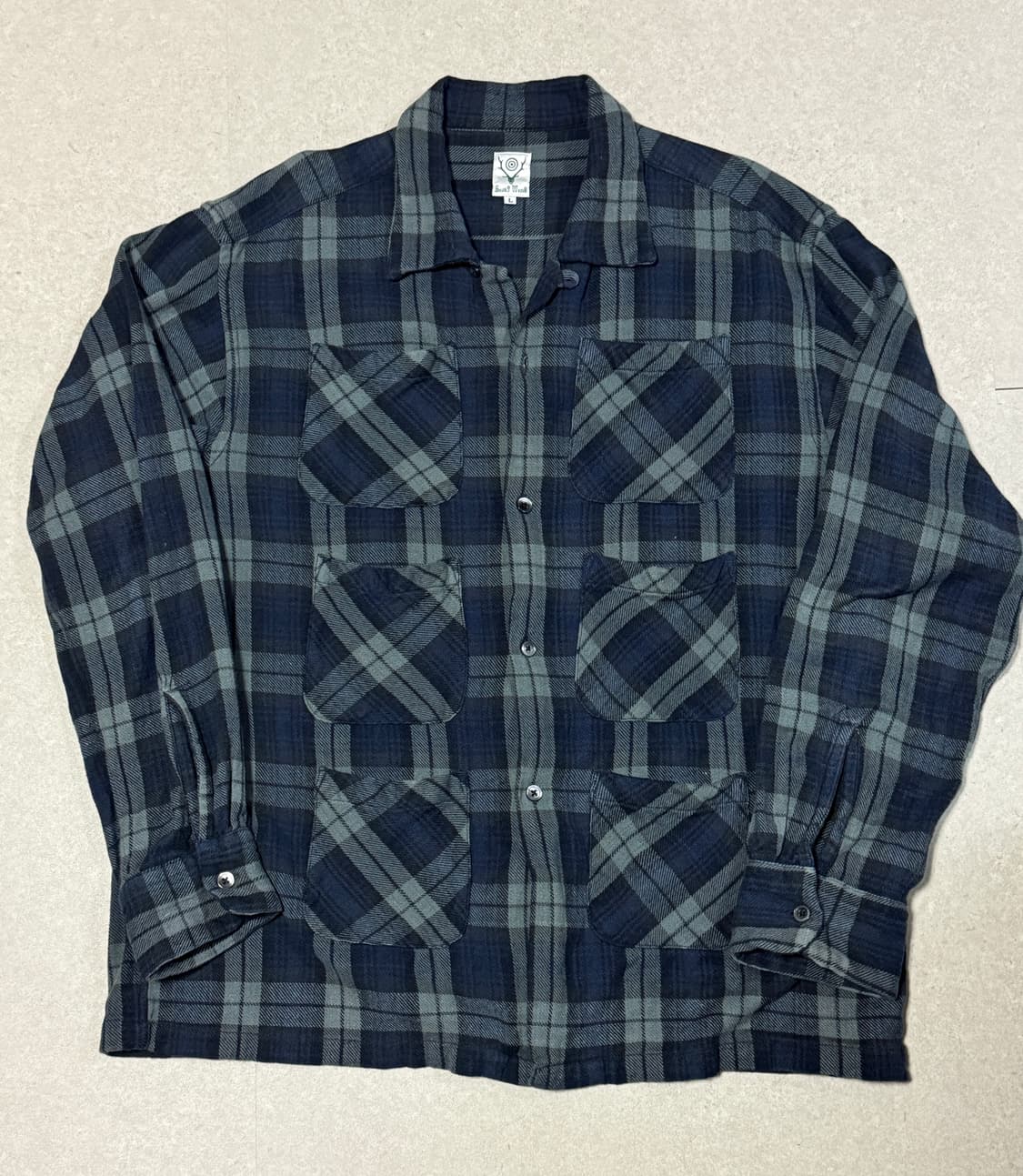 남이서팔 플란넬 6포켓 셔츠 L 상품이미지3