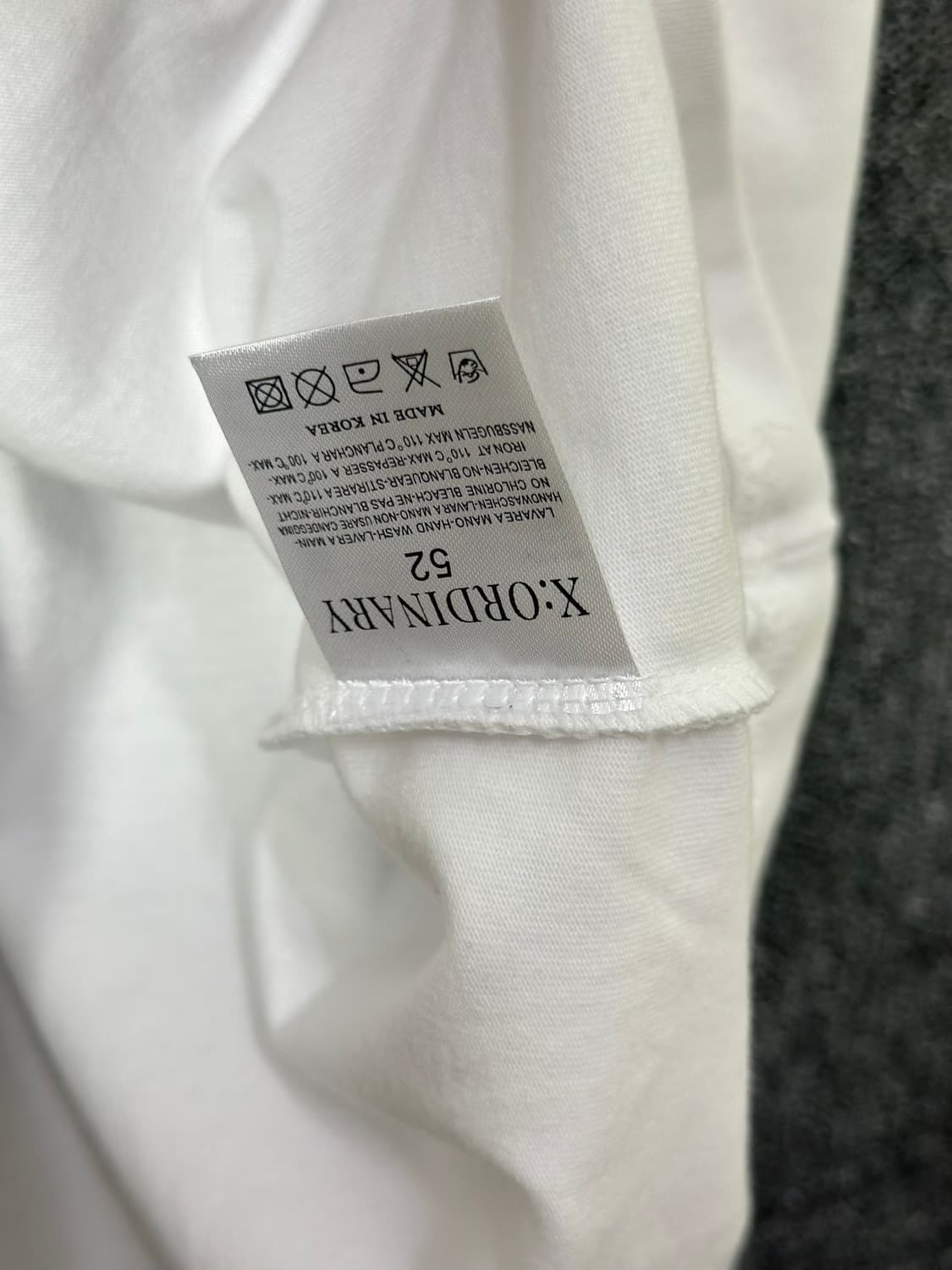 X:ORDINARY Voice Memo 롱슬리브 티셔츠 상품이미지4