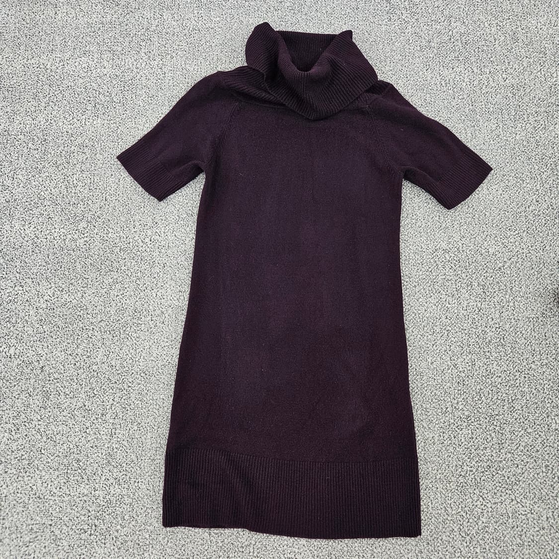 [90] 볼 VOLL 터틀넥 반소매 니트 원피스 1104JM2 상품이미지3