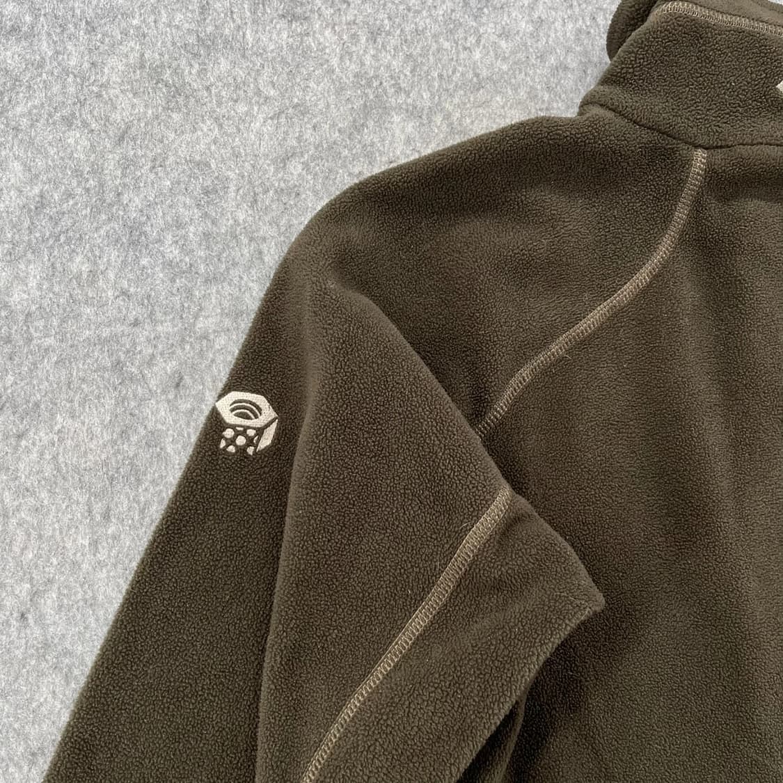 마운틴하드웨어 폴라텍 플리스 쿼터 집업 풀오버 브라운 상품이미지10