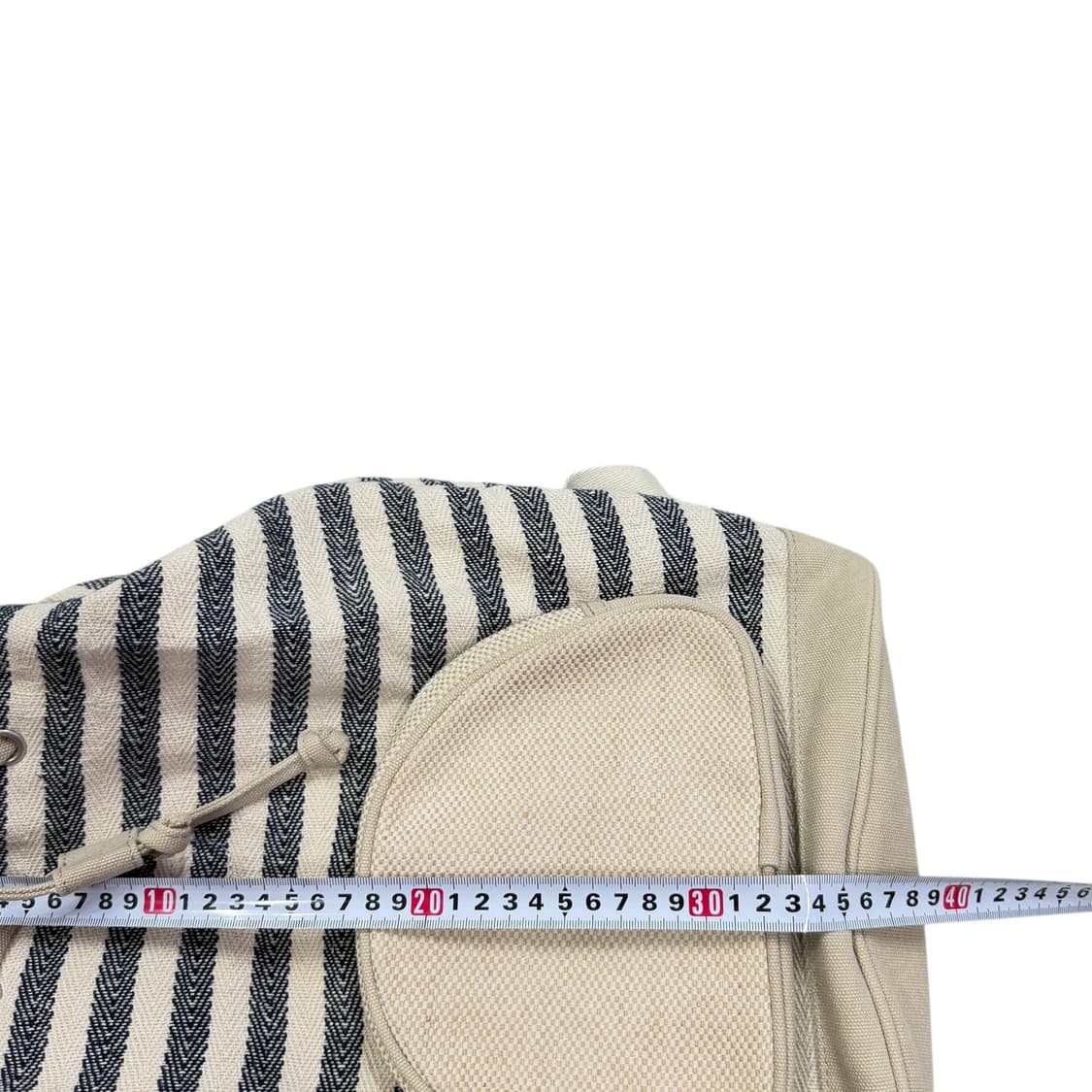 TOMS 탐스 스트라이프 복조리 스트링 포켓 백팩 가방 상품이미지6