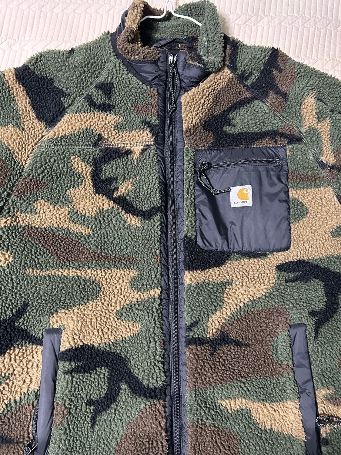 칼하트 카모 플리스 후리스 l사이즈 상품이미지1