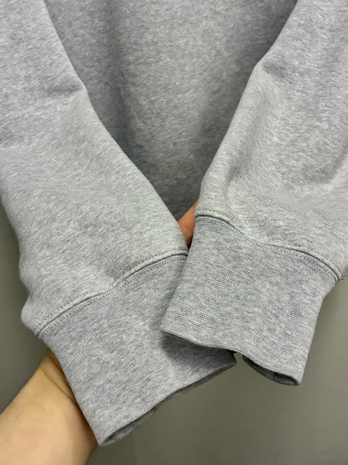 (M/100)버버리 클라리지 코튼 기모 스웻셔츠 맨투맨 그레이 표 상품이미지5