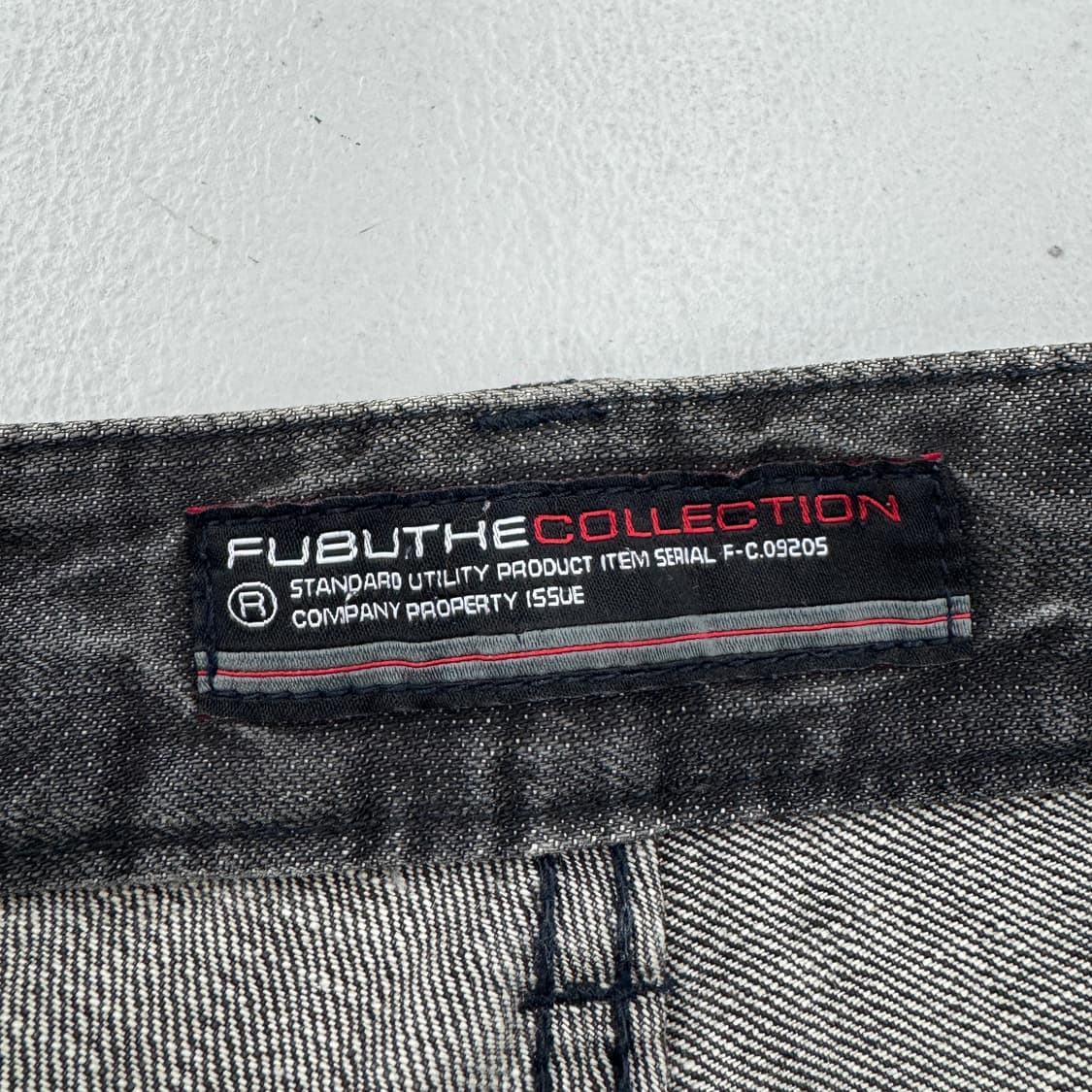 FUBU 후부 워싱 흑청 올드스쿨 데님팬츠 상품이미지8