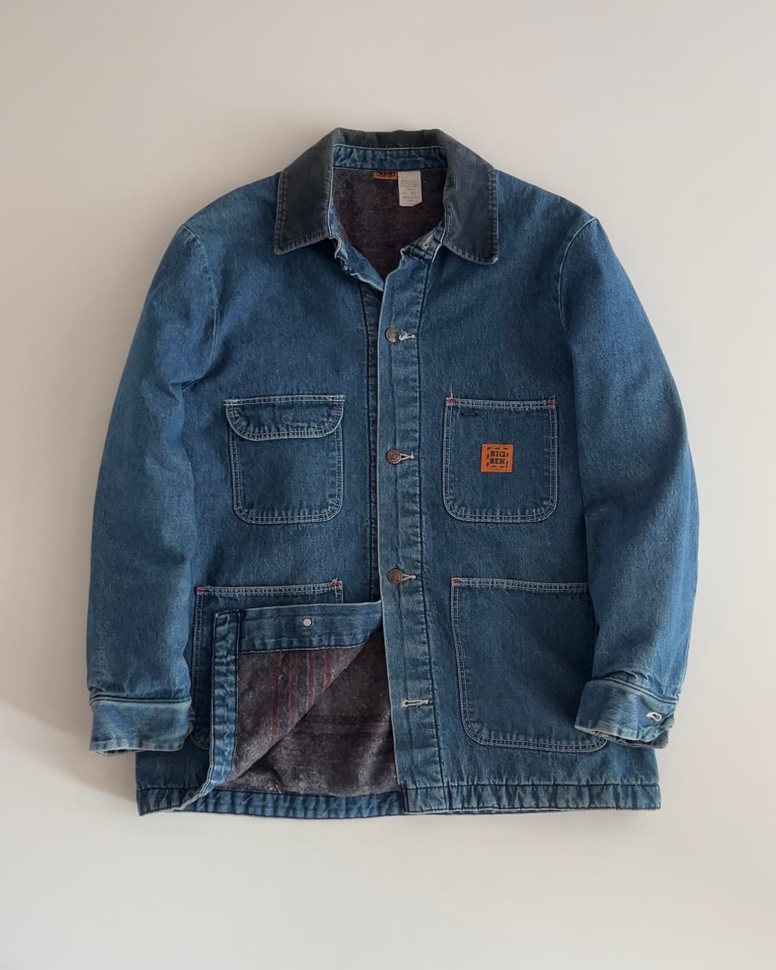 80년대 USA 빈티지 빅벤 데님 초어 자켓 40 상품이미지1