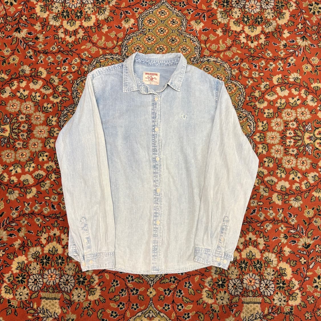 [XL] 트루릴리전 연청 데님 셔츠 상품이미지1